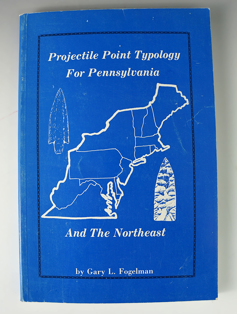 Softcover book: "Projectile Point Typology for Pennsylvania and the Northeast" by  Fogelman