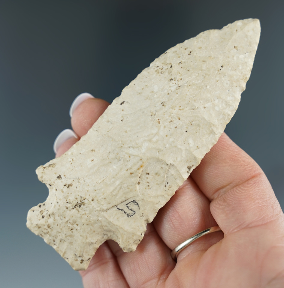 3 13/16" Etley Knife found in Boone Co., Missouri. Comes with a Bennett COA.