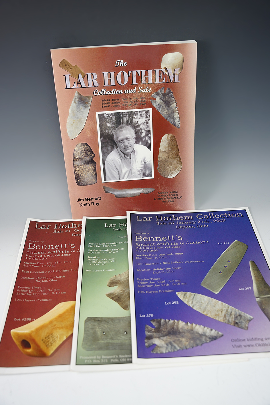 Softcover book – limited-edition with only 300 printed (this is #75): "The Lar Hothem Collection"