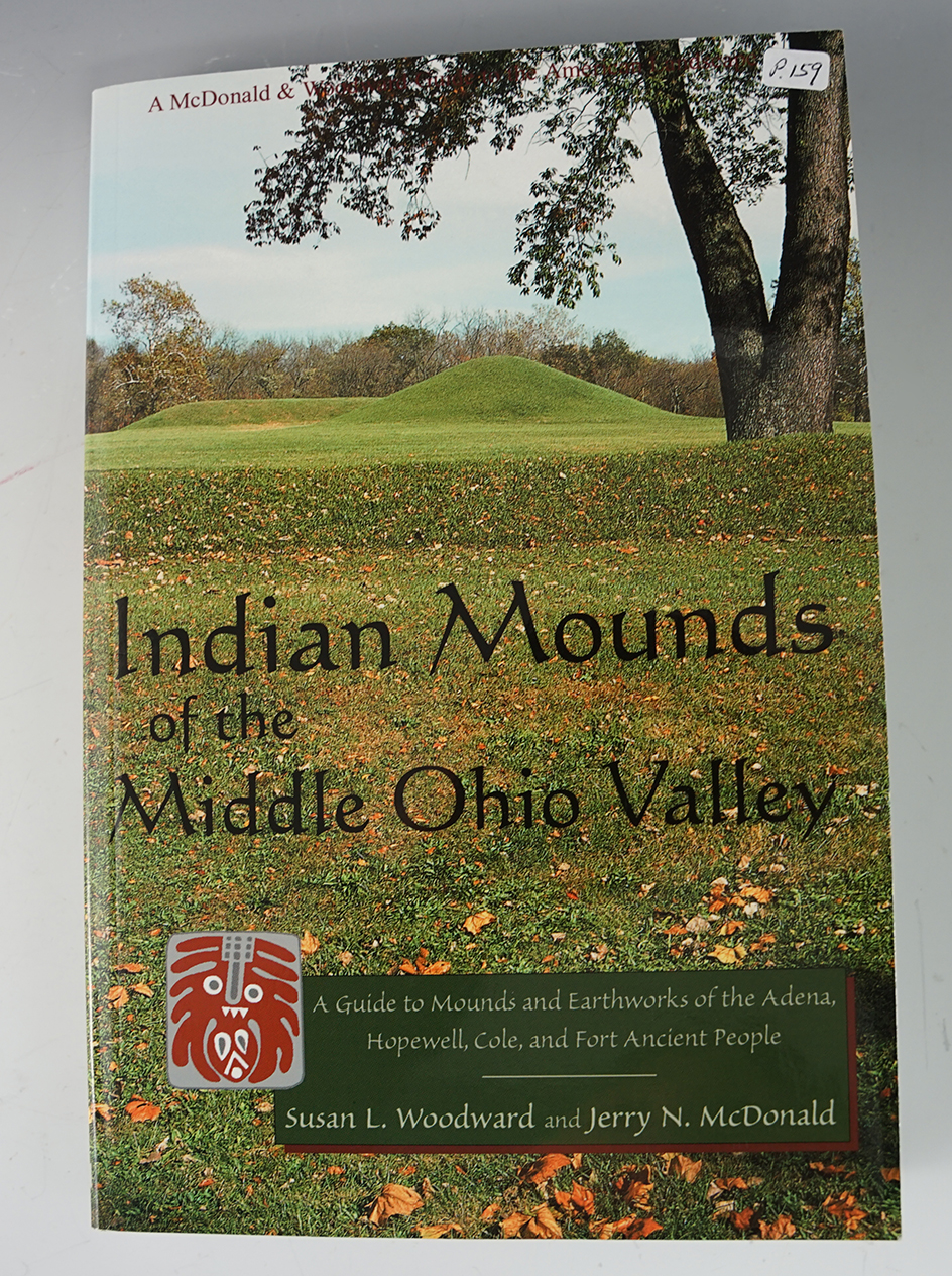 Softcover book: "Indian Mounds of the Middle Ohio Valley" by Woodward and McDonald.