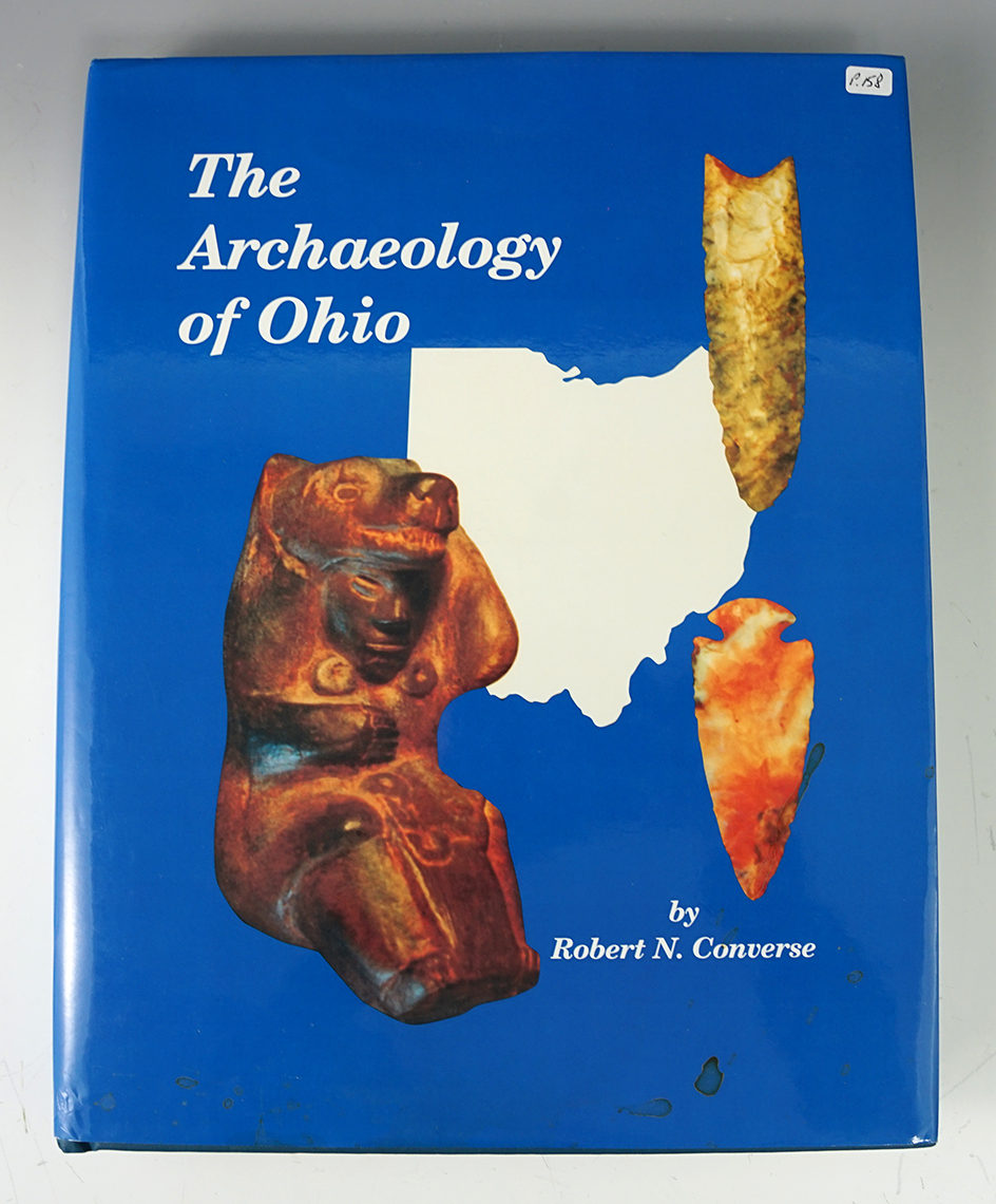 Hardcover book: "The Archaeology of Ohio" by Robert Converse in excellent condition.