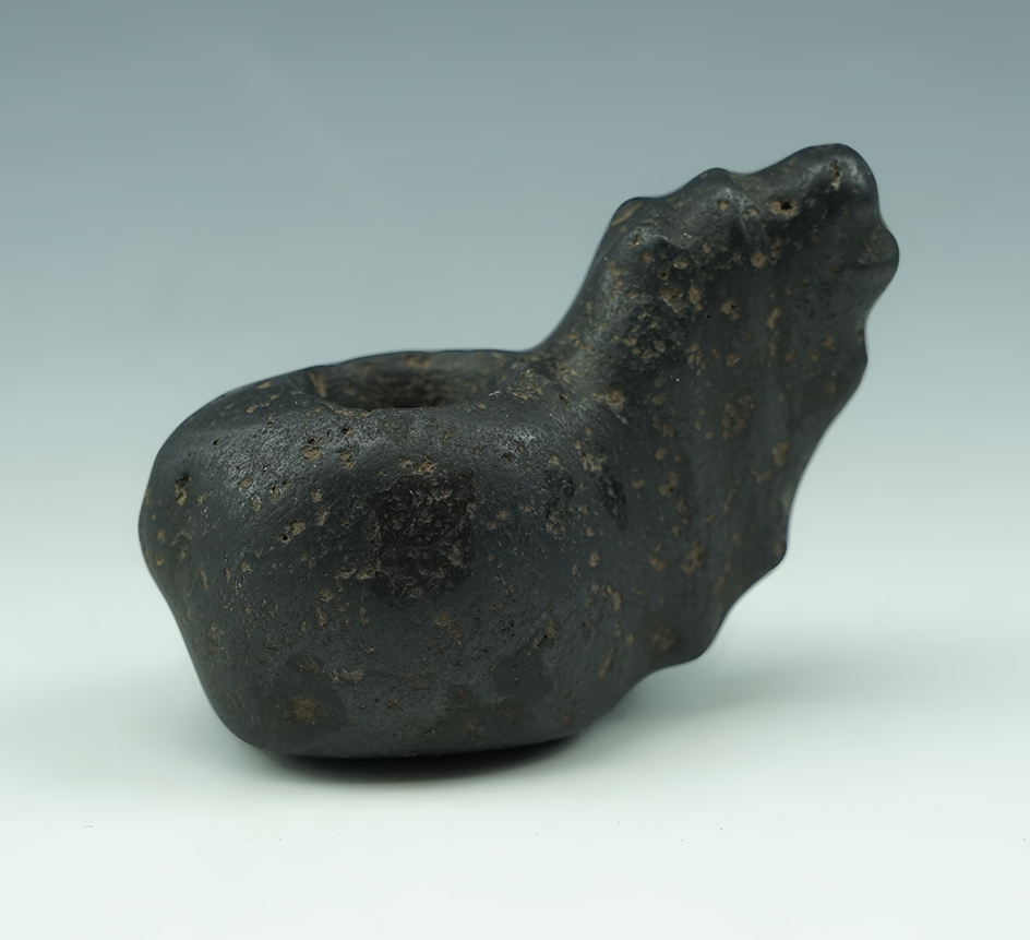 Miniature 1 1/4" tall Alpaca Canopa found in Peru.