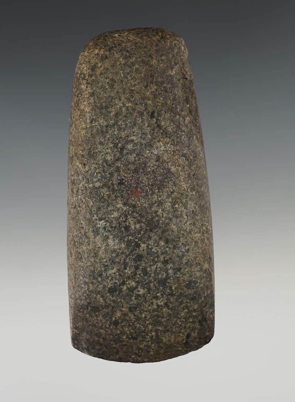 4 1/4" Hardstone Celt with a sharp bit. Found in the Midwestern U.S.