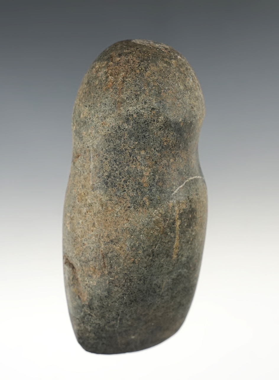 Well polished 3 7/8" Miniature Full Grooved Axe that is nicely styled.