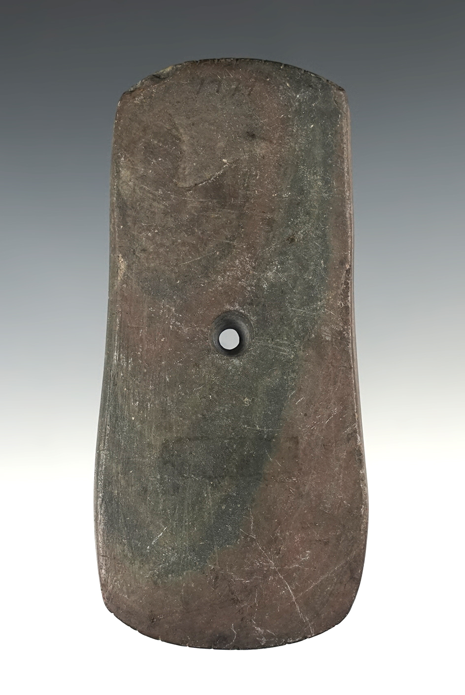 Very nice 4 1/8" Tallied Keyhole Pendant found in Ross Co., Ohio.