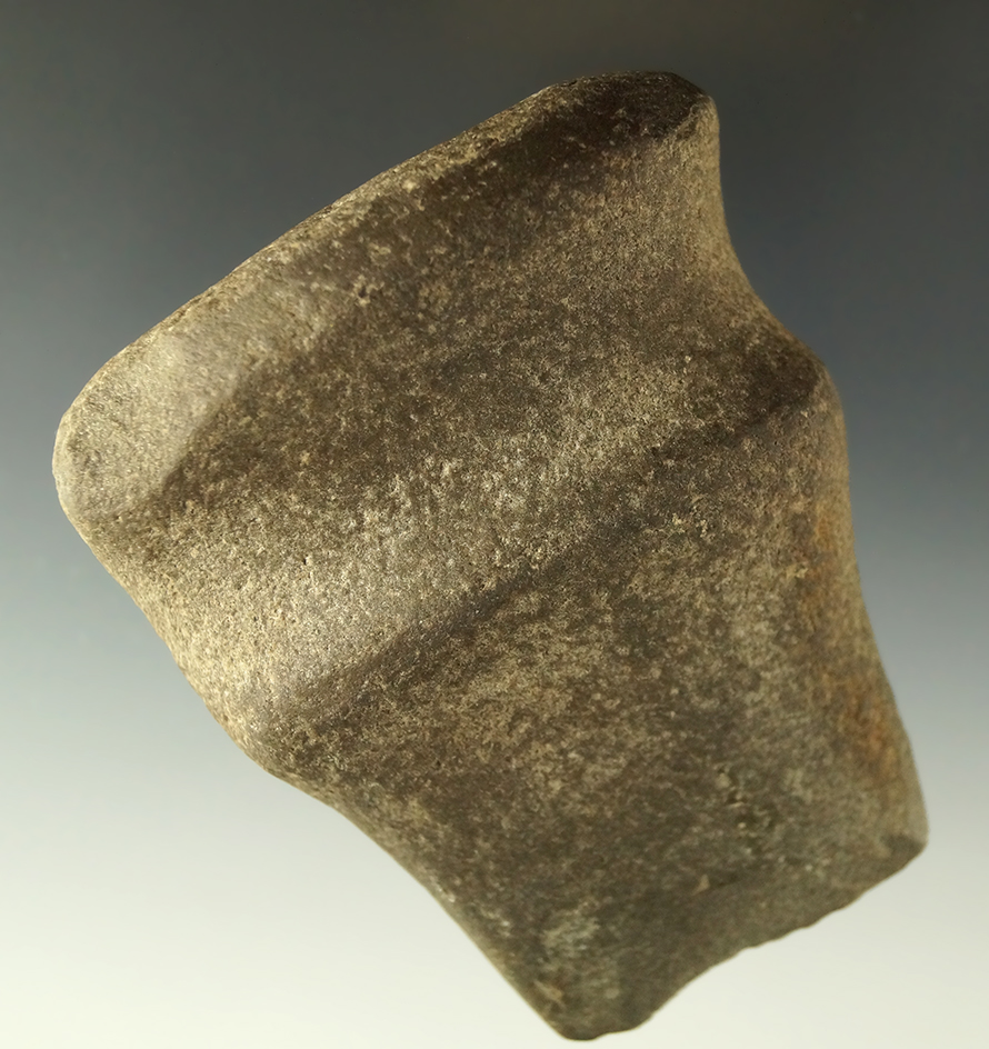 Well styled 3 5/16" long 3/4 grooved Axe with damage to the bit area found in southern Ohio.