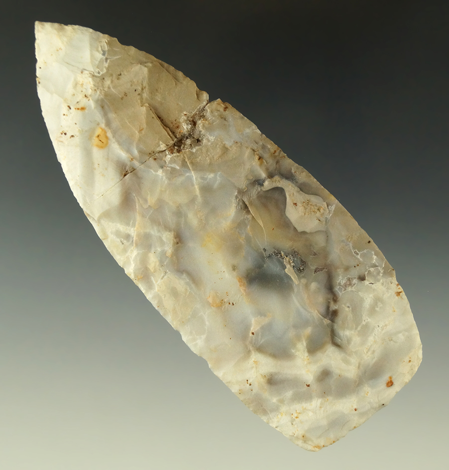 4 1/2" Stanfield Knife - Benton Co., Missouri - broken and glued at mid-section. Meadows COA.