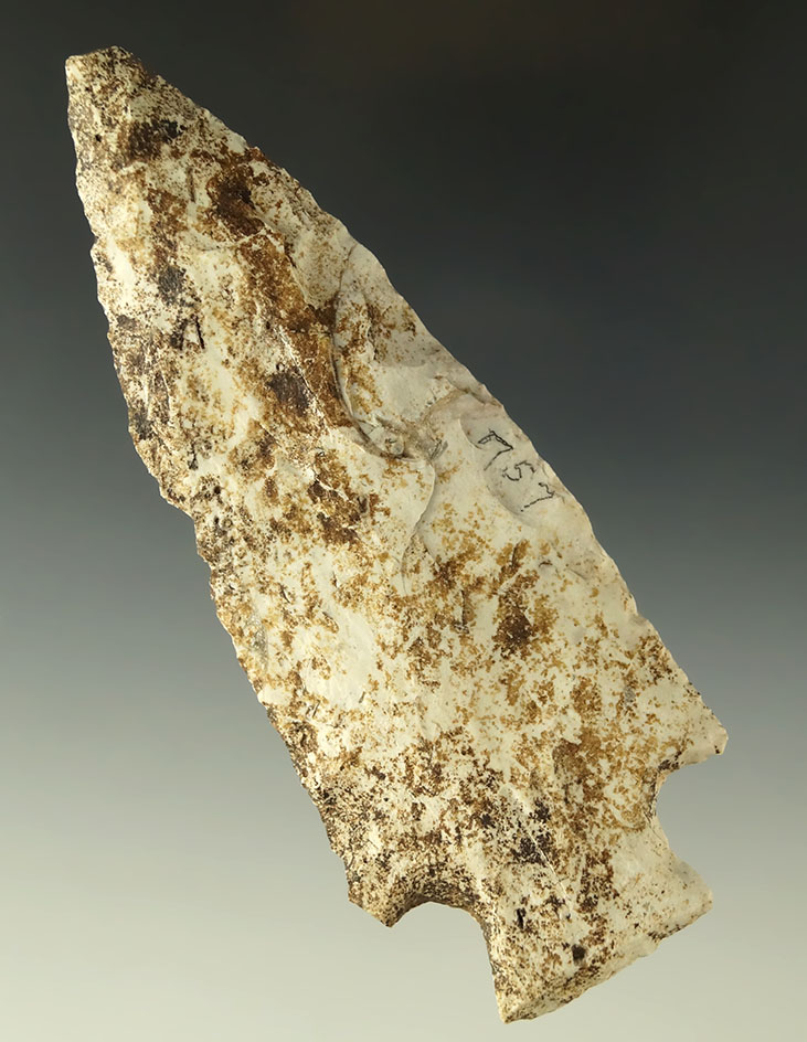 4 9/16" Etley Knife found in St. Charles County Missouri. Comes with a Perino COA.