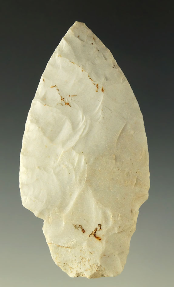 3 1/8" Adena found in Minard County Illinois.