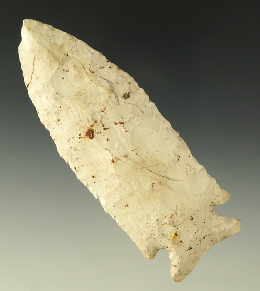 4 1/4" Burlington chert Stilwell found in Illinois.