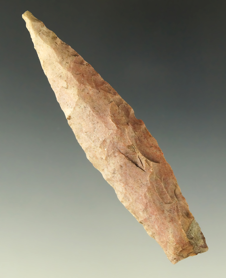 4" Nebo Hill found in Illinois. Comes with a Jerry Dickey COA.