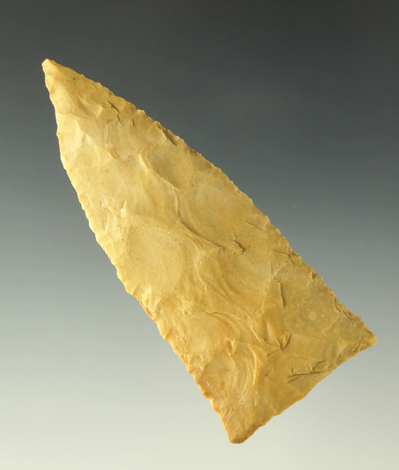 Thin and well made 3 1/8" Mineral Springs that is thin and well made found in Texas.