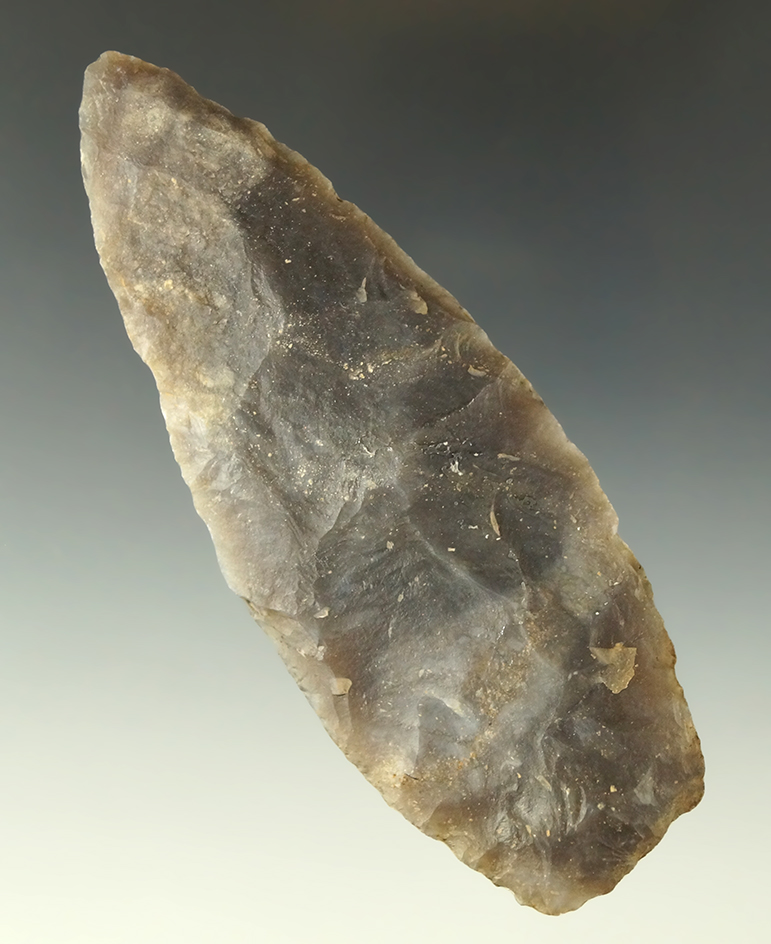 Beautiful material on this 4 3/8" Archaic Blade found in Kentucky. Ex. Col. Raymond Vietzen.