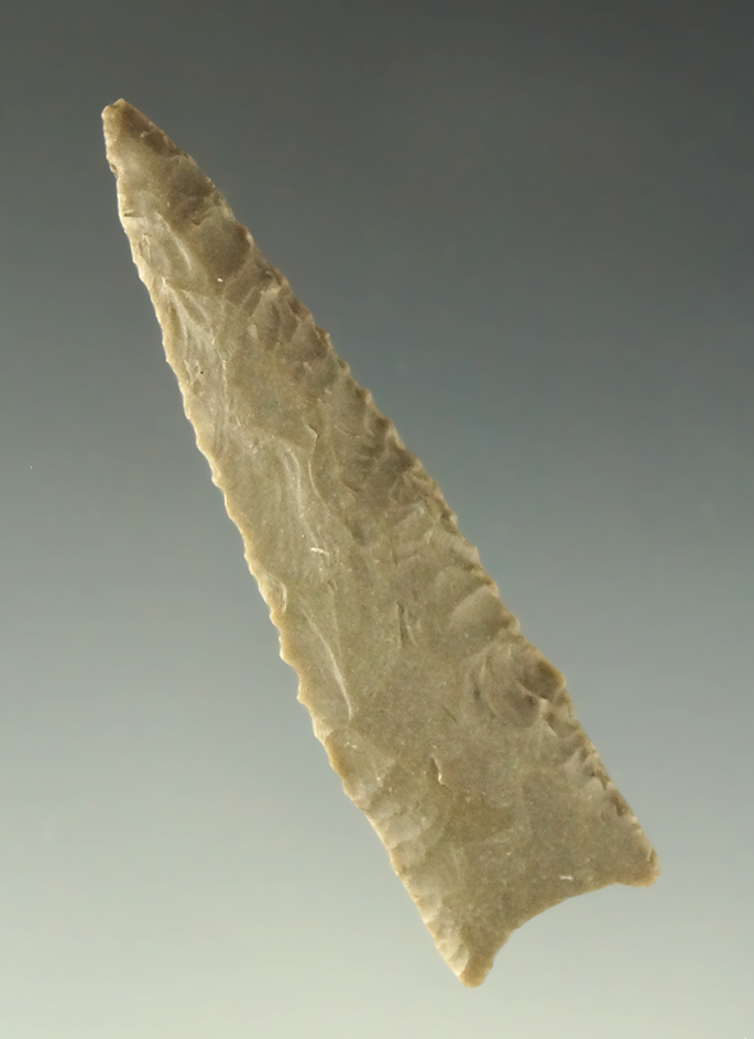 2 1/16" Darl point found in Bell County Texas that is very well made. Comes with a Rogers COA.