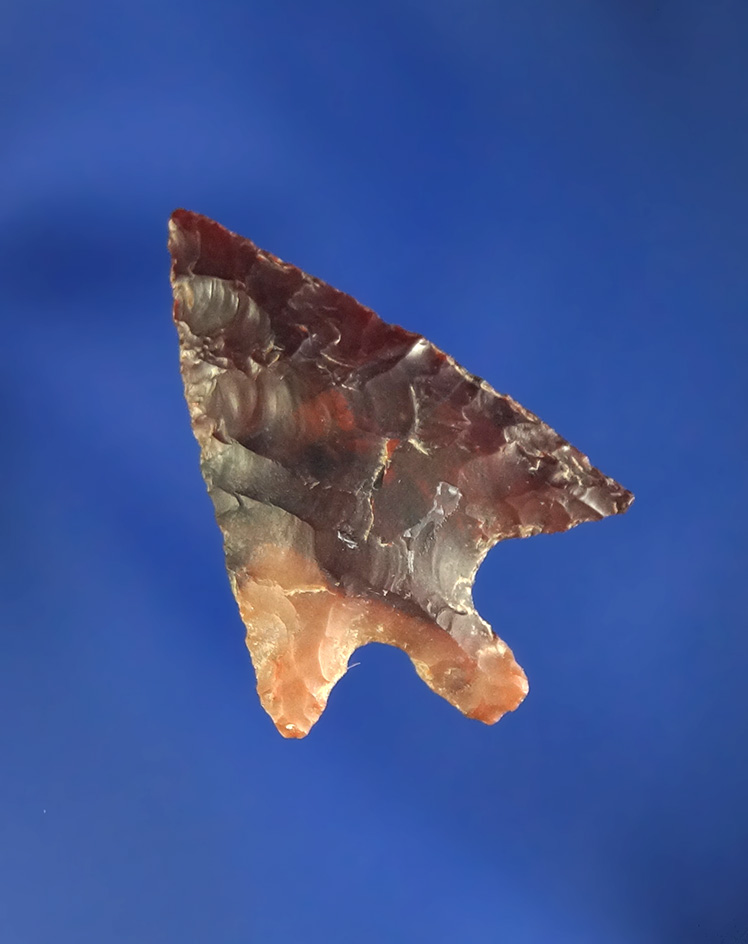 15/16" Wallula made from multicolored Jasper found near the Columbia River, Oregon.