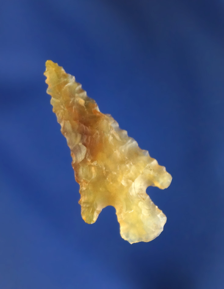 Excellent style on this 1 1/4" Rose Springs made from highly translucent honey colored agate - Orego