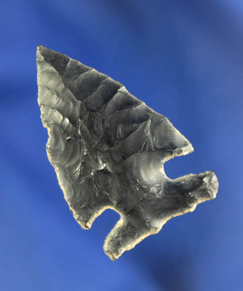 1 7/16" well patinated northern Sidenotch found in Oregon.