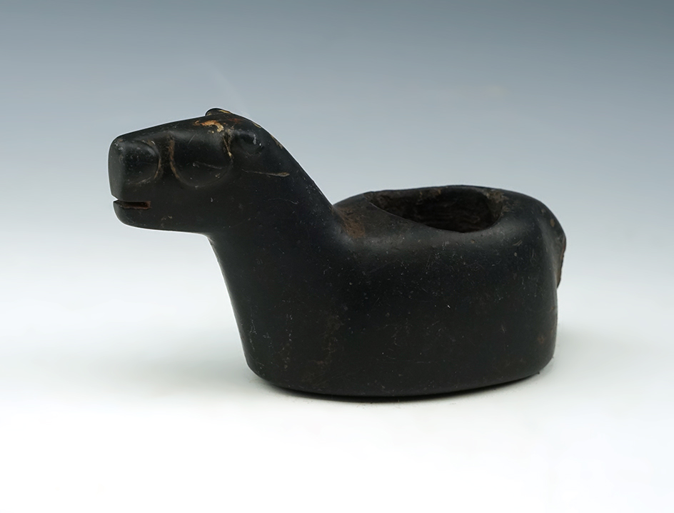 Large 2 9/16" tall Llama Canopa found in Peru.