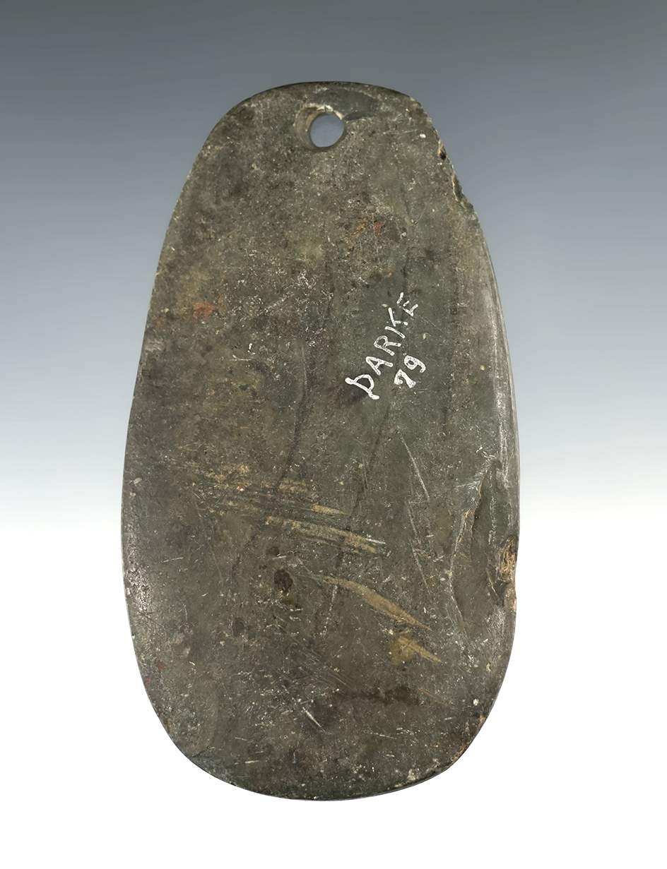 3 1/2" Teardrop Pendant found in Darke Co., Ohio. Comes with a Davis COA.