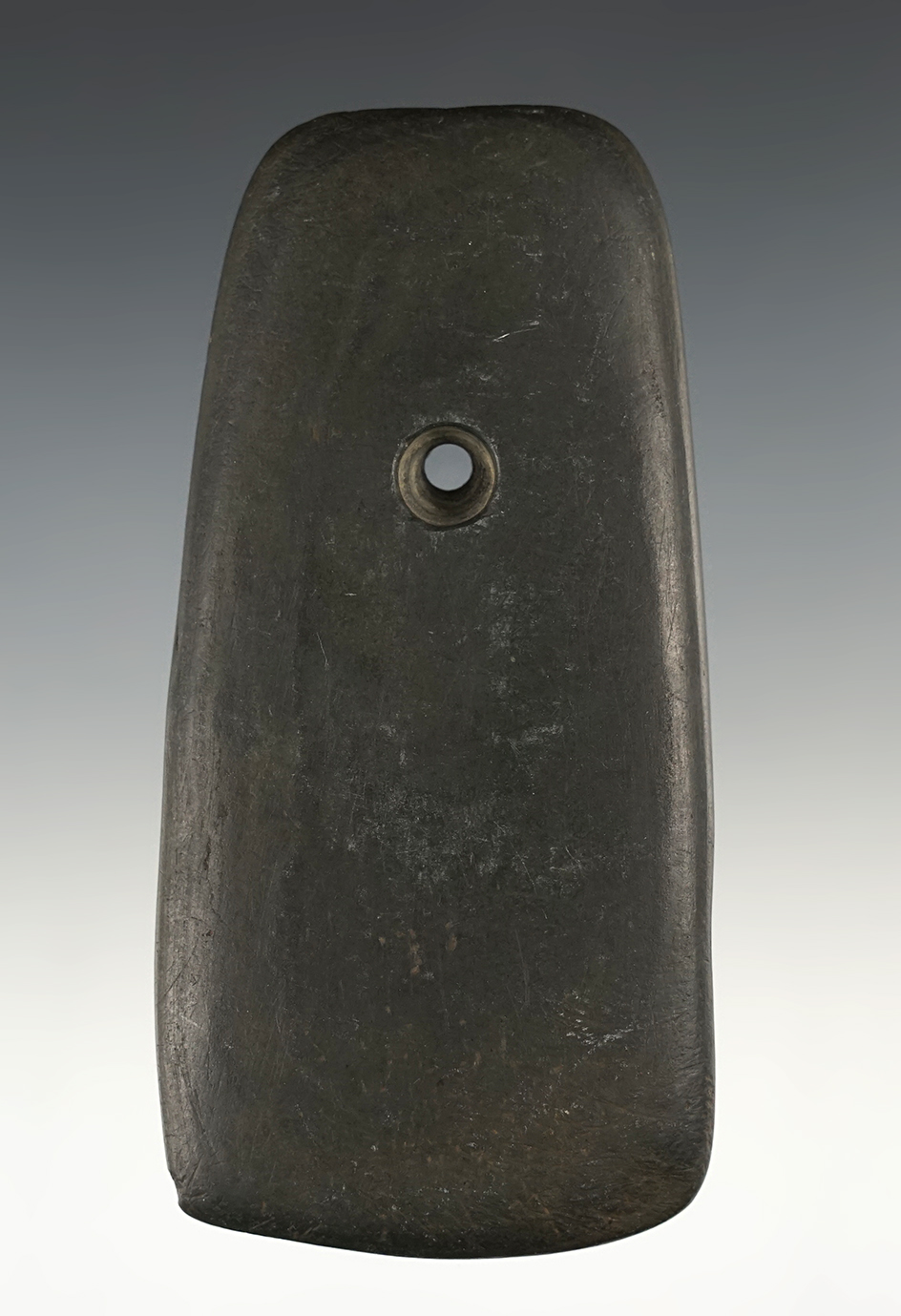 Well made 4 3/16" Tradezoidal Pendant found in Ohio.