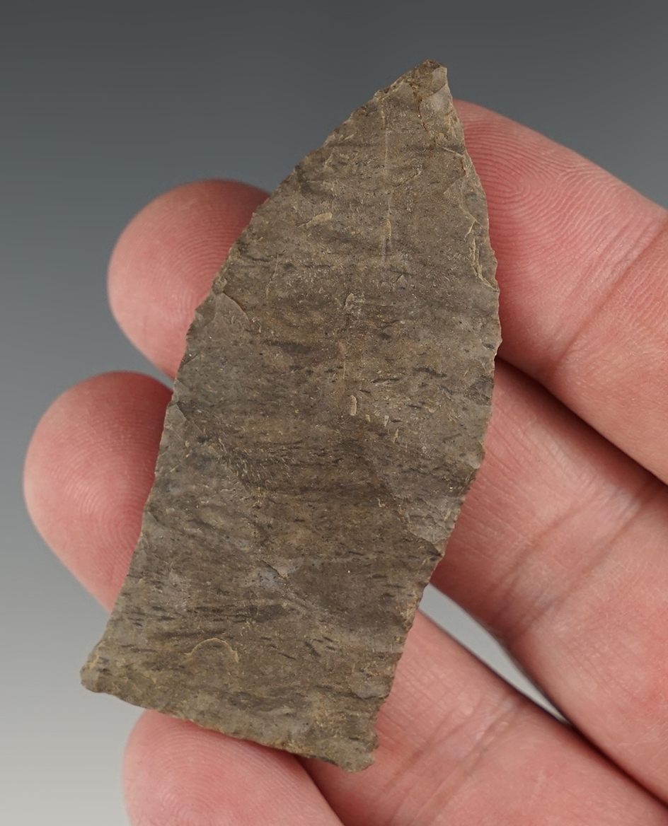 Well made 2 7/16" Tennessee Copena. Made from Dover Chert.