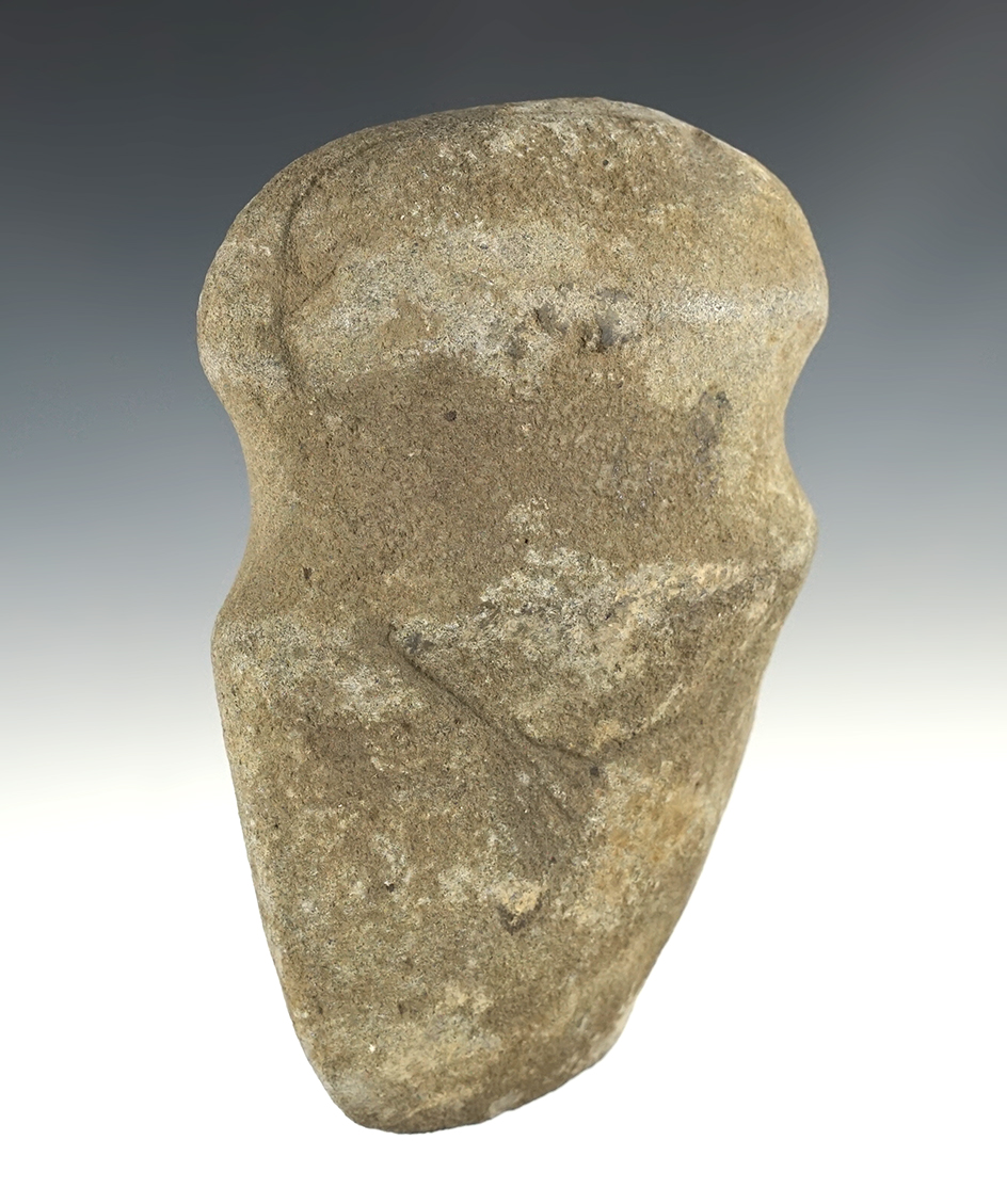 Nice 4 3/4" long Full Grooved Axe. Found in the Eastern U.S.