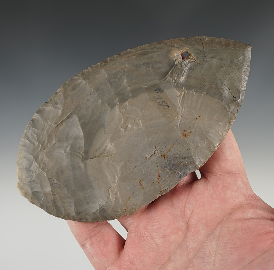 5 3/4" Blade found in Kentucky. About 3/4" of the tip is restored and starting to separate.