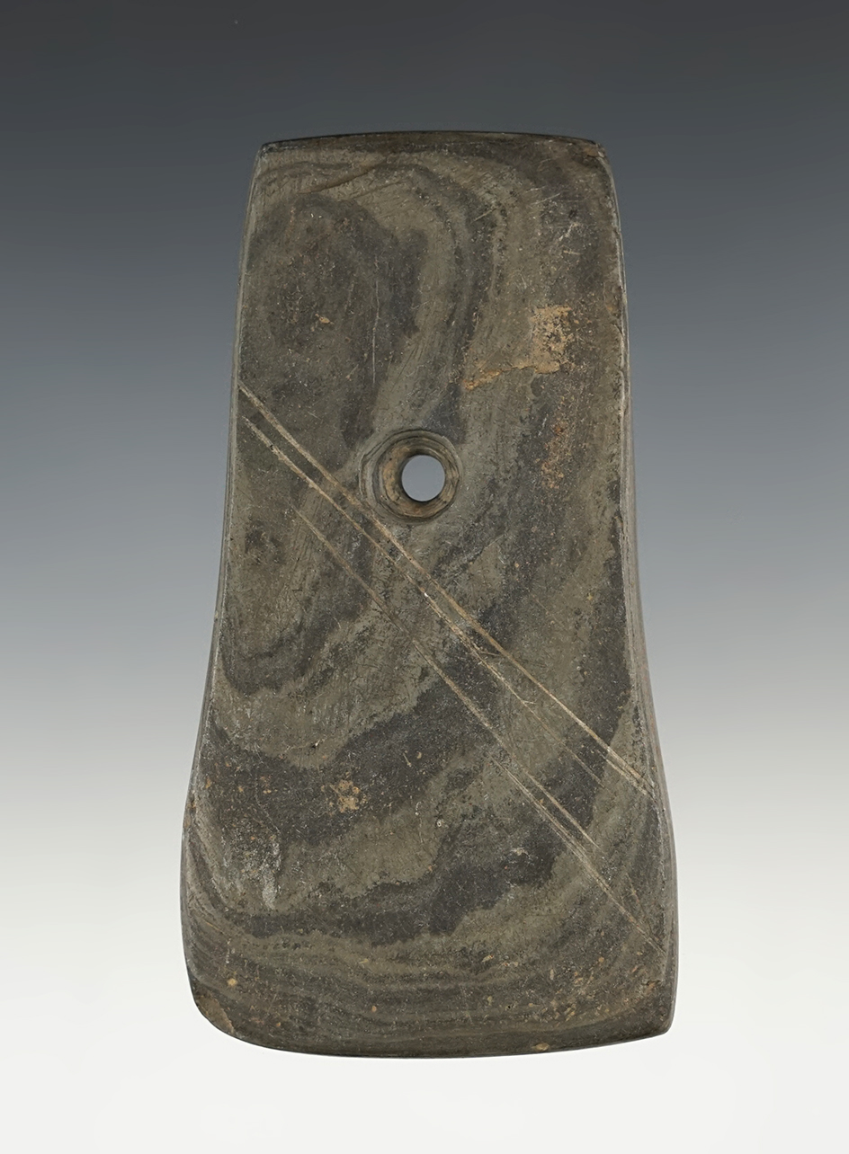 Well made 3 13/16" Bell Pendant found in Mercer Co., Ohio.