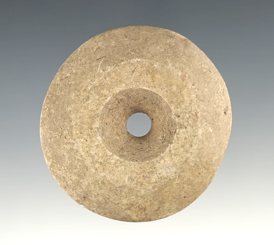 2 3/16" Diameter Drilled Pre-Columbian Bead.