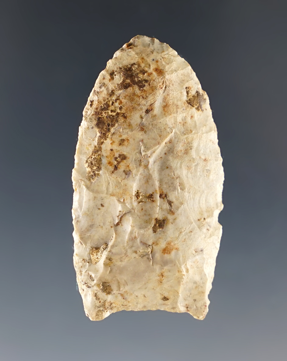 1 3/4" Ohio Paleo Dart point with very minor modern retouch to the tip.