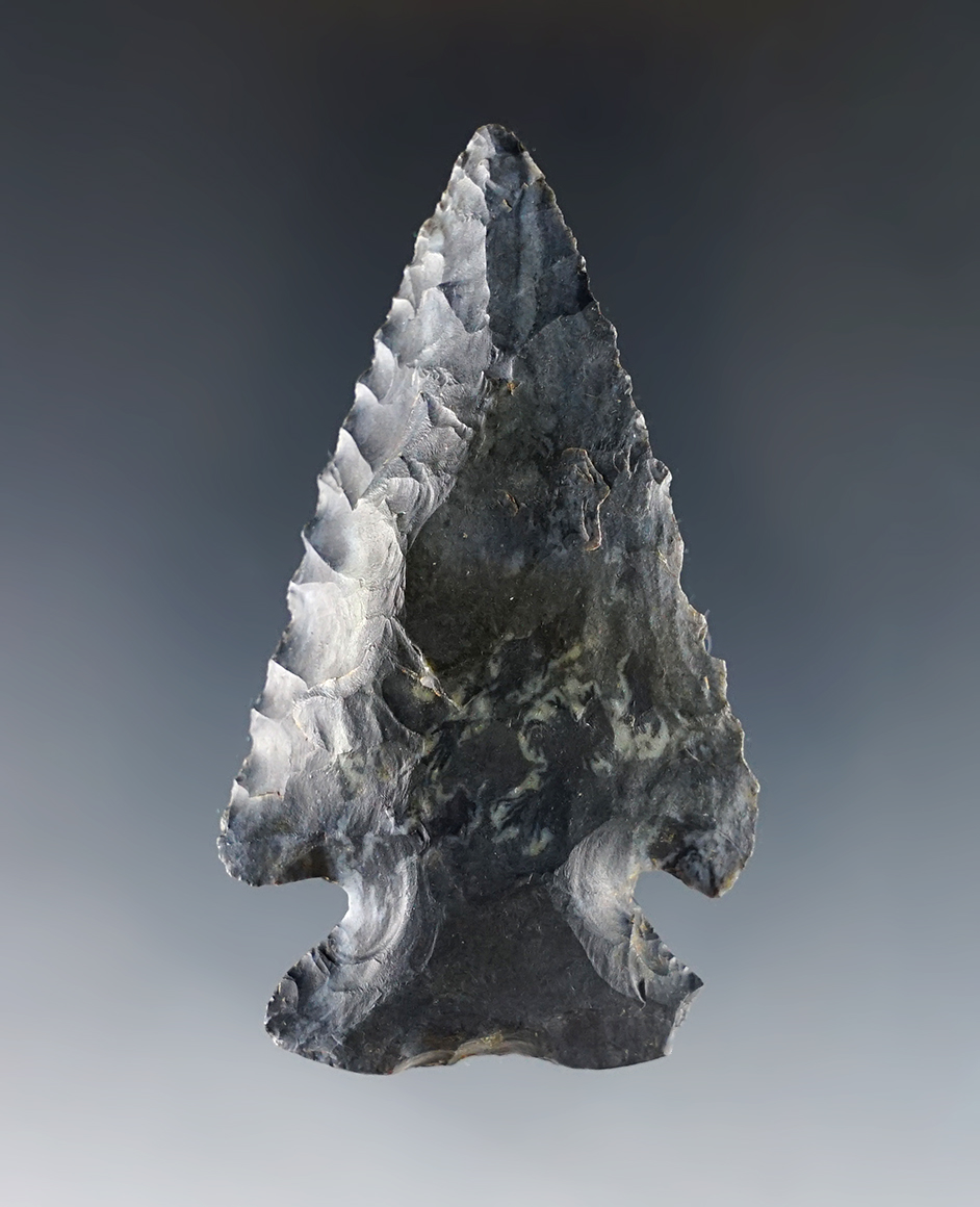 2 1/2" Steeply Beveled Ohio Dovetail made from Coshocton Flint.