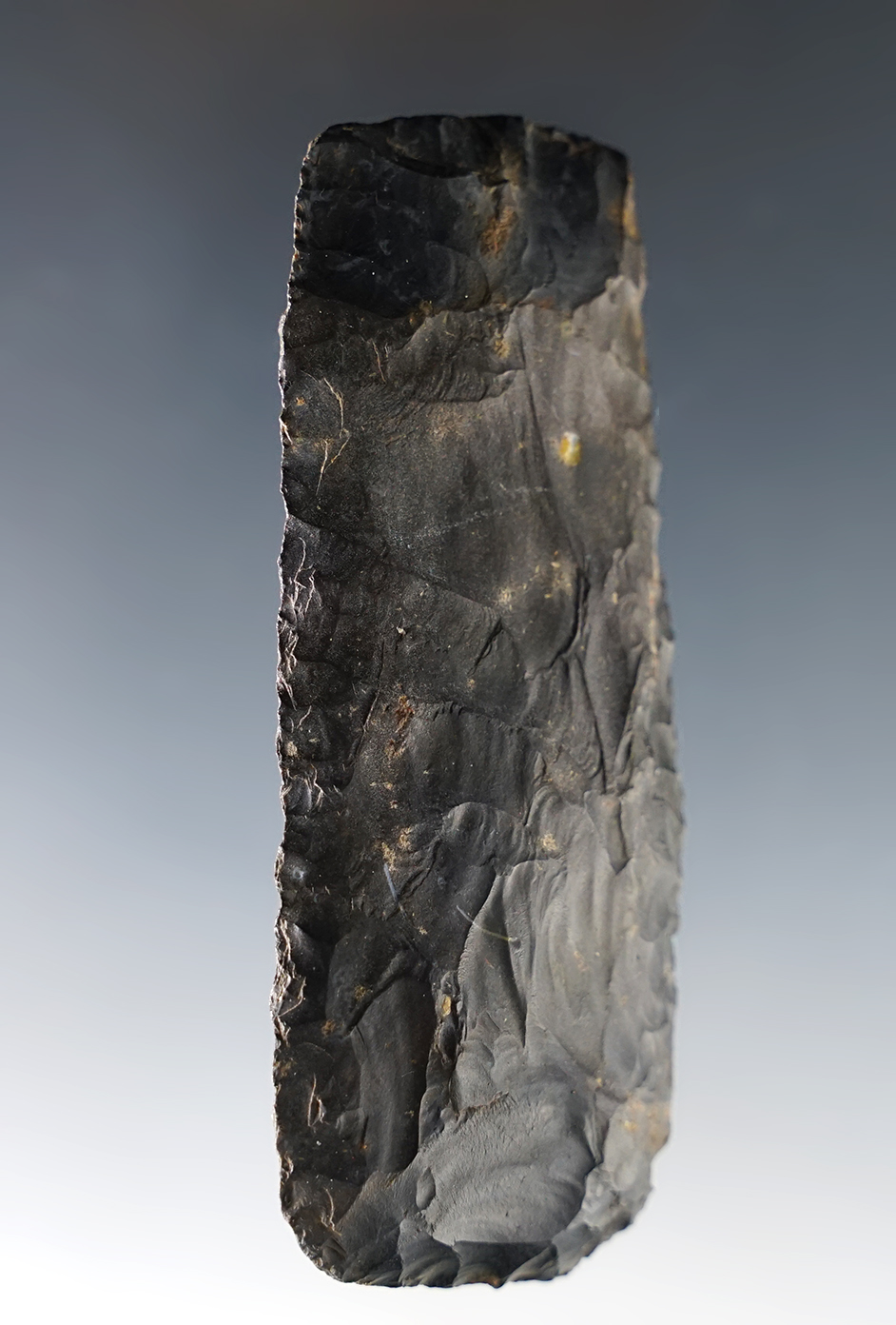 Fine 3 1/4" Paleo Square Knife found close to the Walhonding River, Coshocton Co., Ohio.