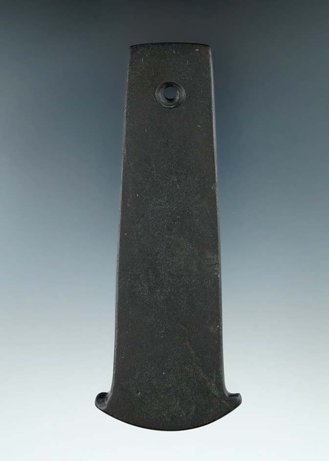 5 5/16" Adena Anchor Pendant made from Slate, found in Allen Co., Ohio. Pictured.