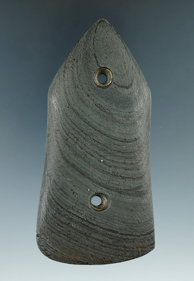 3 7/8" Glacial Kame Gorgetfound near Woodside, Freedom Twp., Wood Co., Ohio. Ex. Ted Weaver Collecti