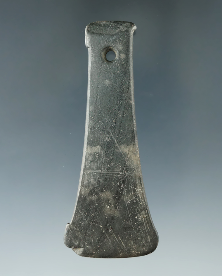 2 15/16" Miniature Ft. Ancient Pendant  found in Butler Co., Ohio. Ex. Dr. James Gillium Collection.