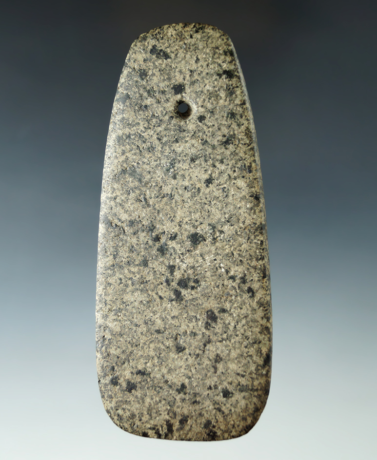 4 5/8" Intrusive Mound Trapezoidal Pendant, Defiance Co., Ohio. Ex. Parks, Townsend, Lynn Brooks.