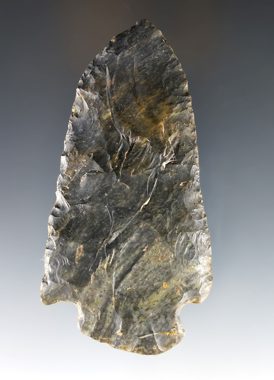 Nice 3 5/8" Ohio Cornernotch. Made from Coshocton Flint.