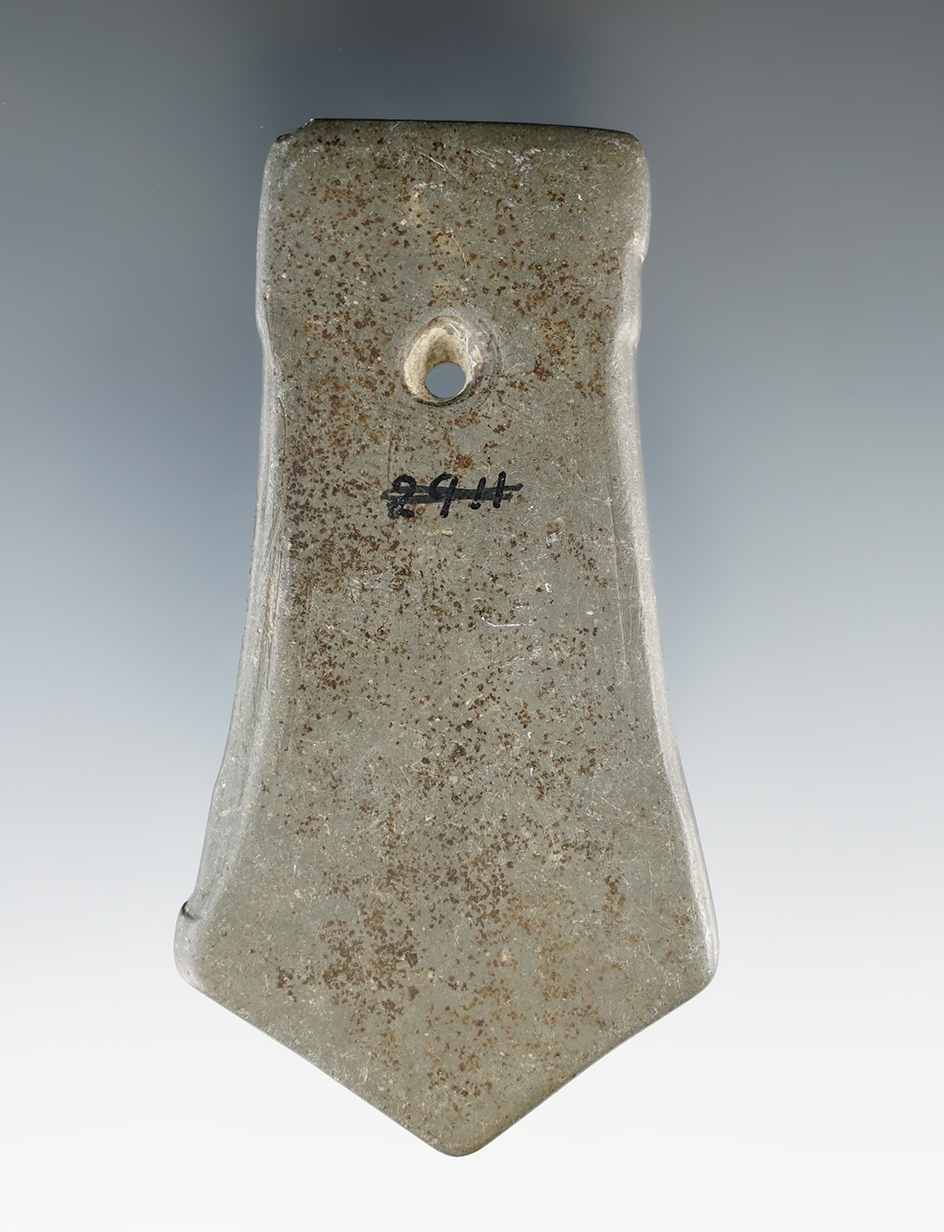 3 7/16" Hopewell Pentagonal Pendant. Pictured in Who's Who #1, page 66. Ex. Kenny McNeal.