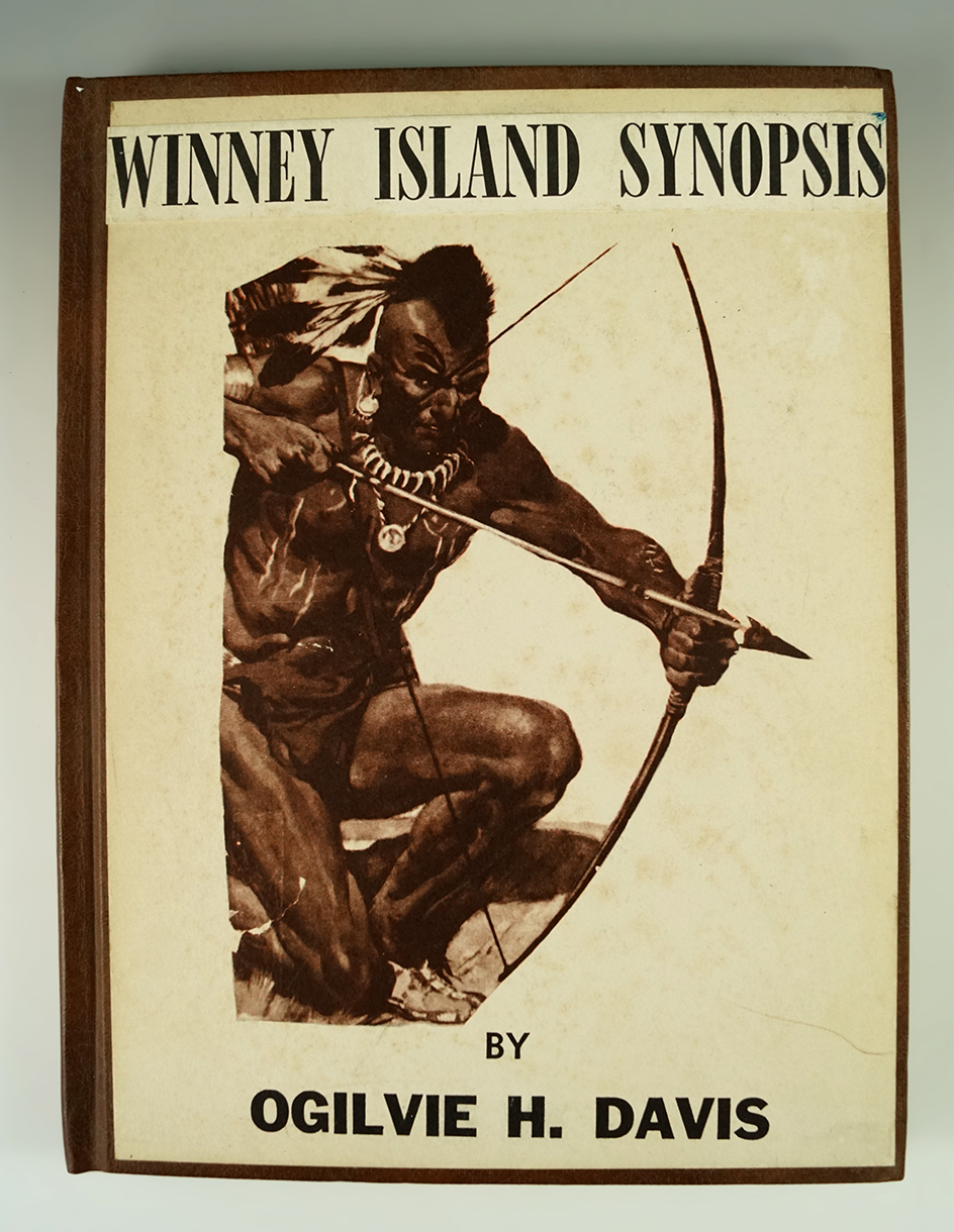 Hardcover Book: "Winney Island Synopsis" by Ogilvie H. Davis.