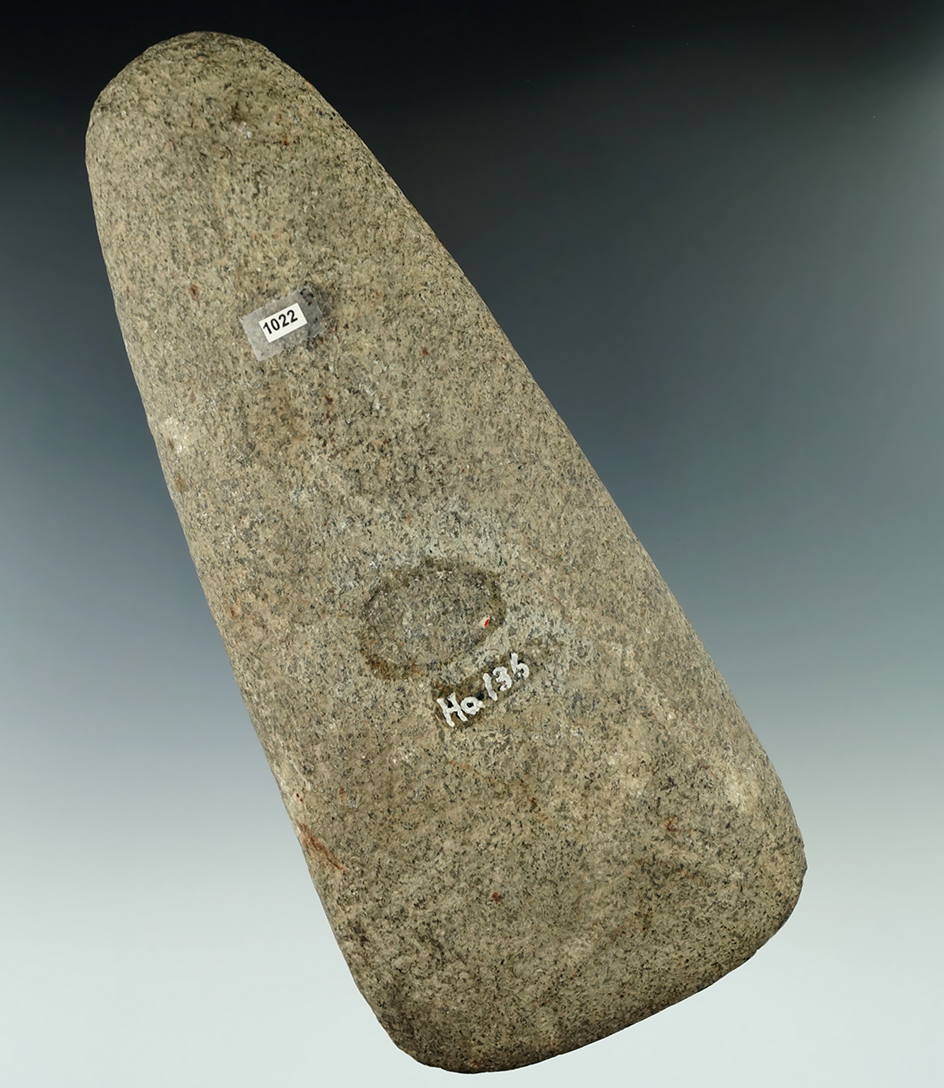 7 3/4" Hardstone Celt found in Clinton Co., Ohio.