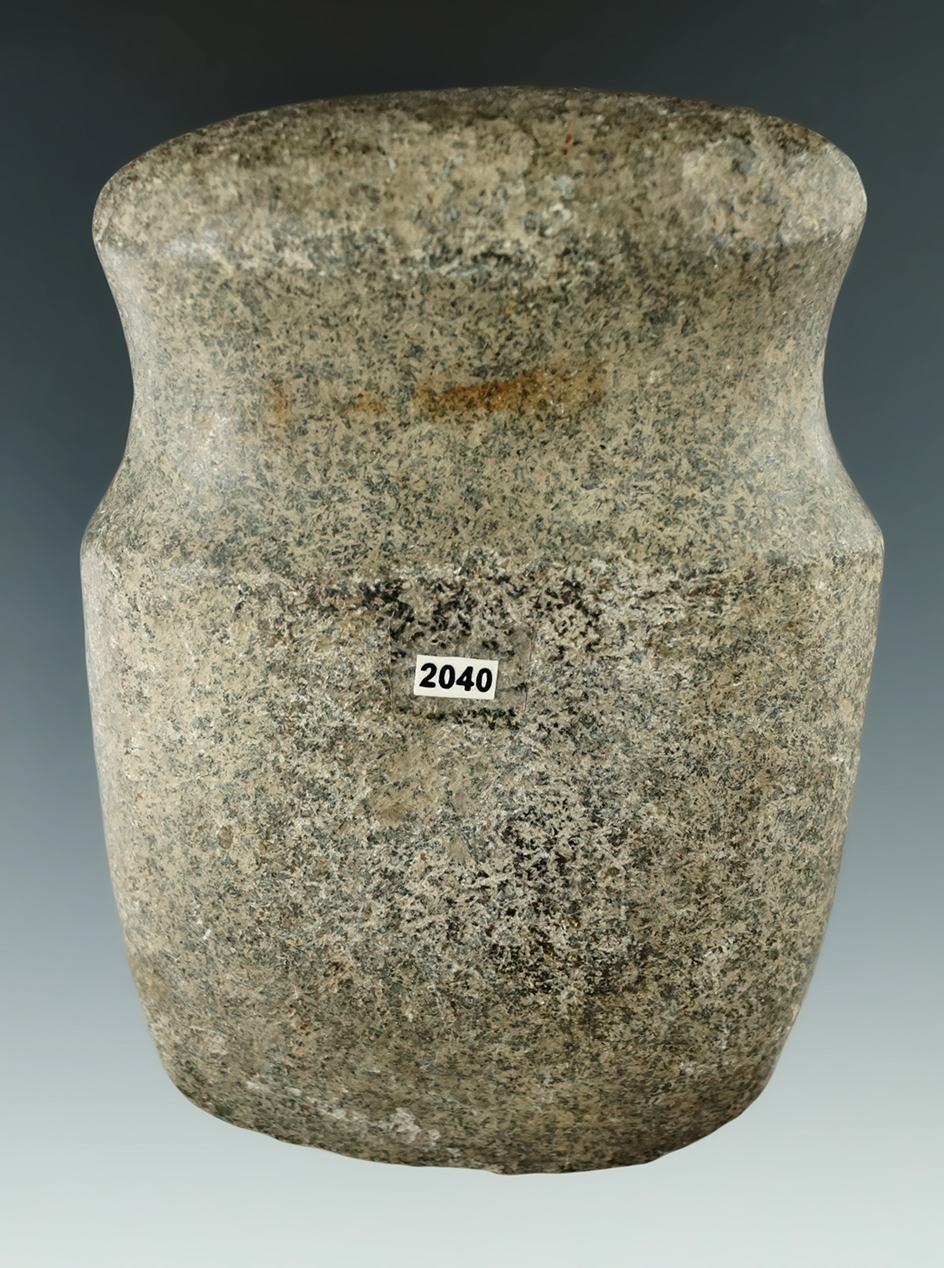 3 3/4" Hardstone Full Groove Axe found in Ohio.
