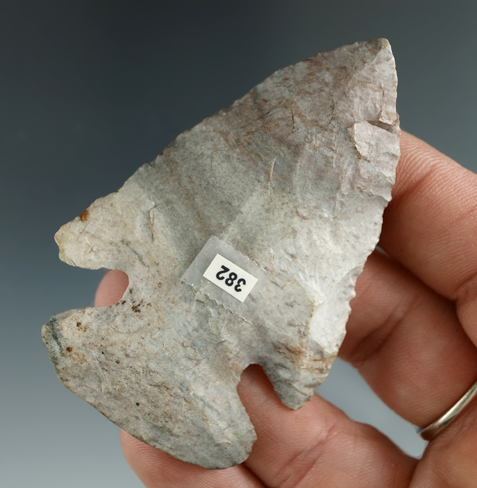 2 3/4" Archaic Bevel found in Jay Co., Indiana.