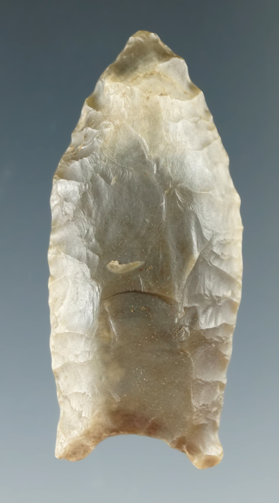 1 7/8" Fluted Cumberland found in Ballard Co., Kentucky. Ex. Fain King, Young, Copeland.