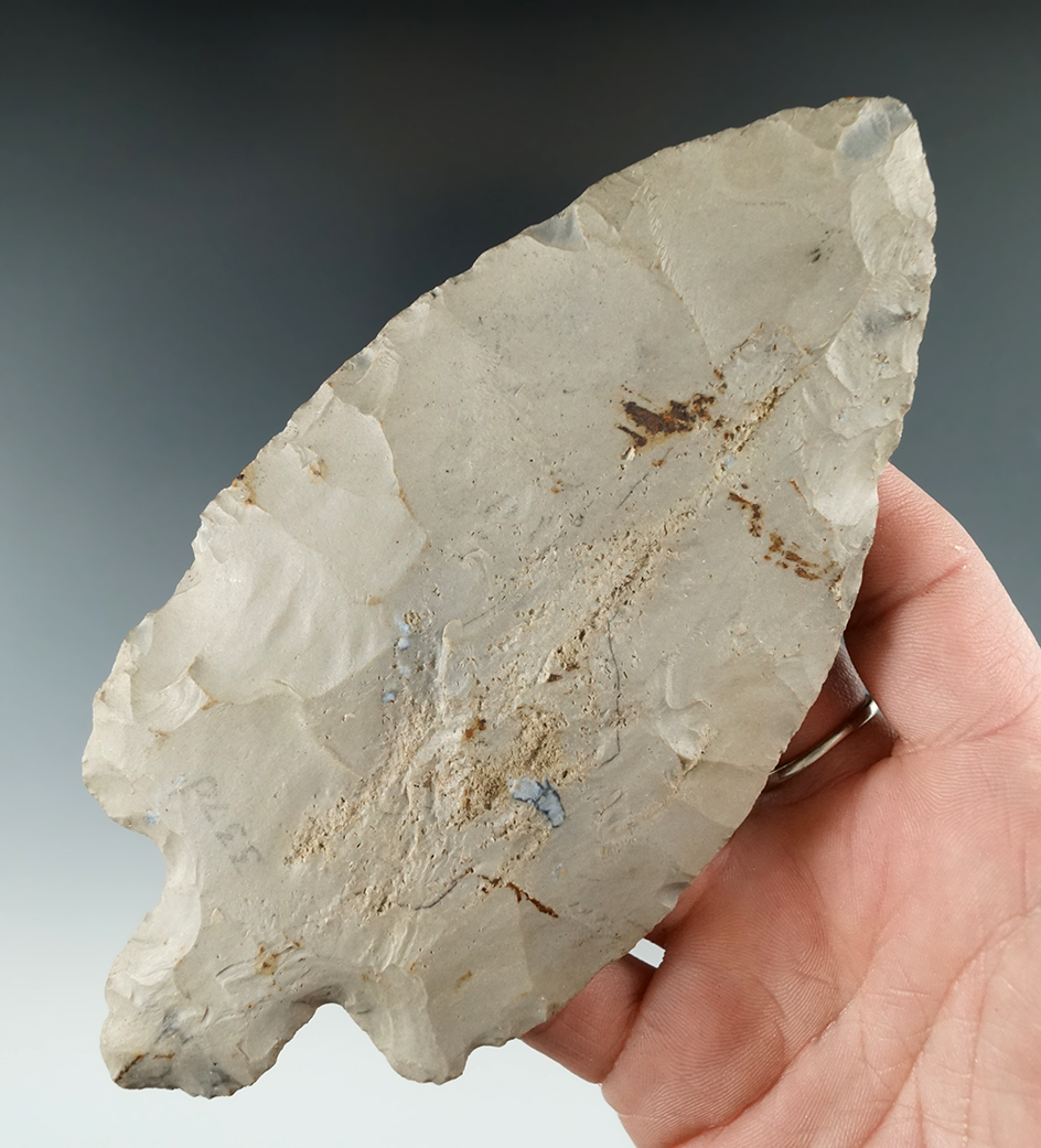 5 7/8" Adena found in Perry Co., Indiana. Ex. George Carey, Wachtel. Pictured. COA.