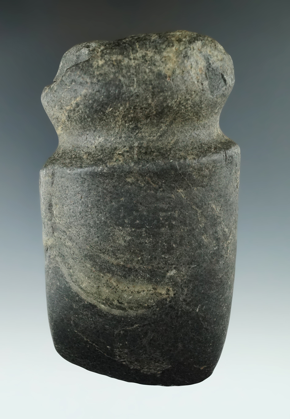 4 5/8" Full Groove Axe found near Mentor, Lake Co., Ohio. Ex. Tony Wellews.