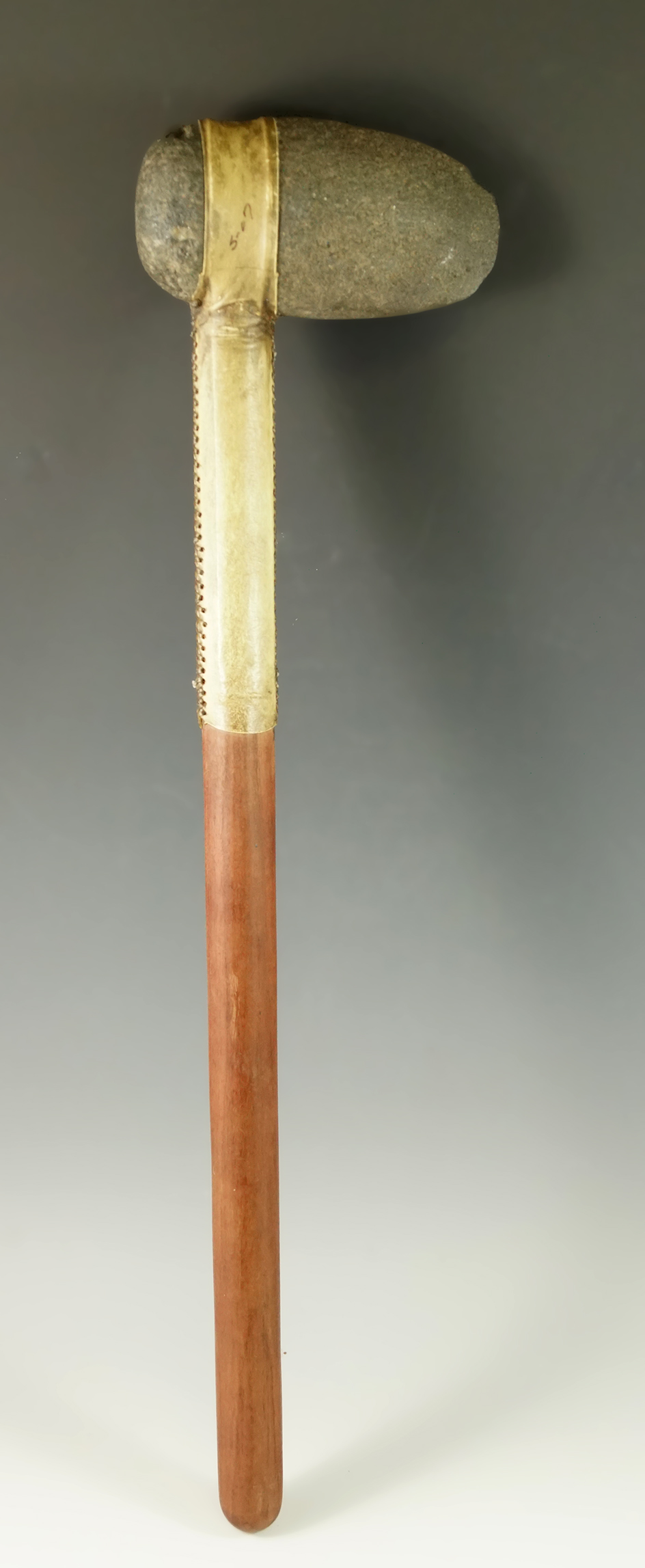 Authentic 4 1/2" Grooved Axe beautifully with a contemporary handle.