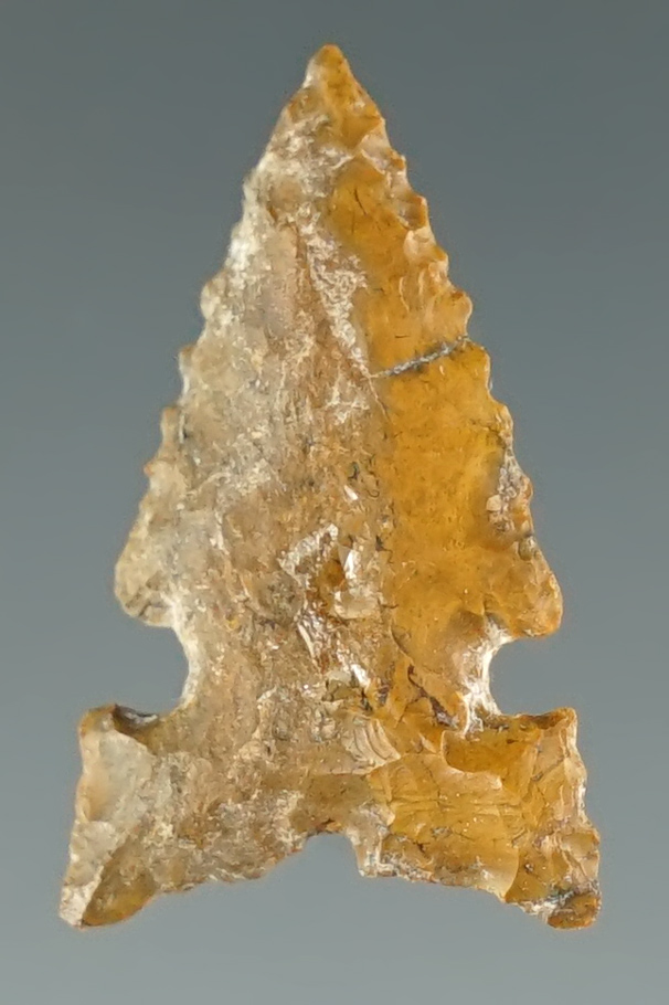 1" Desert Sierra made from yellow Jasper. Found near the Columbia River, Oregon.