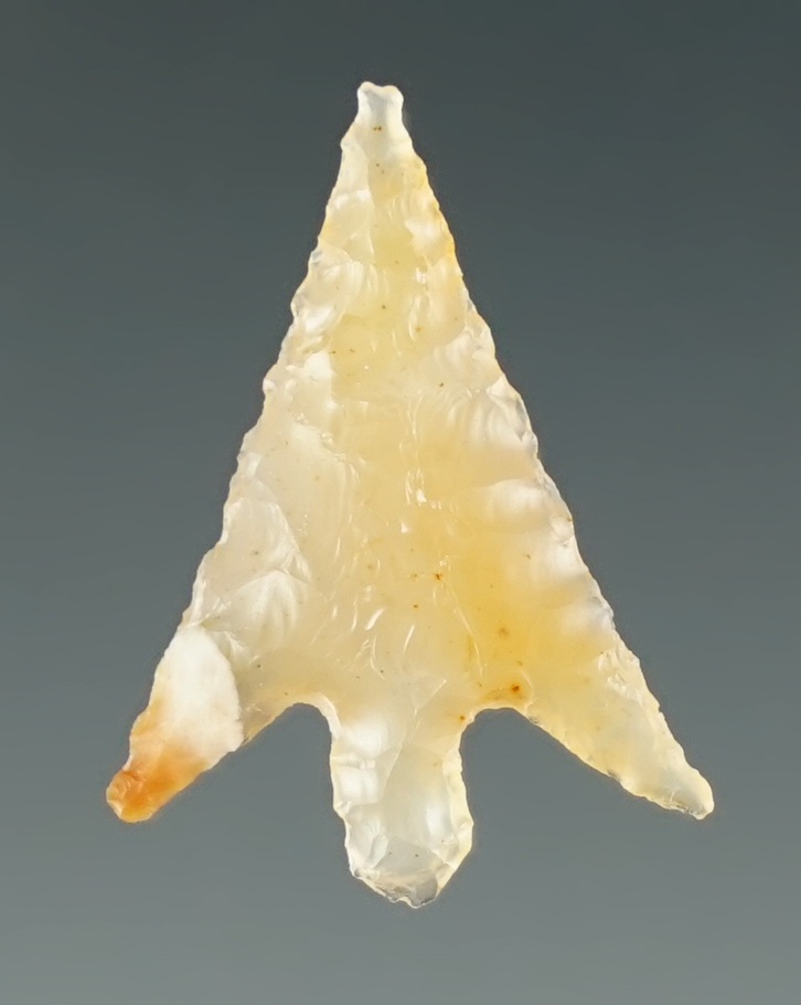 7/8" Columbia Plateau made from translucent Agate. Found near the Columbia River, Oregon.