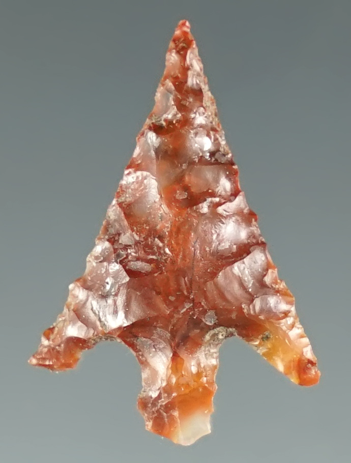 1" Columbia Plateau made from brown Agate. Found near the Columbia River, Oregon.