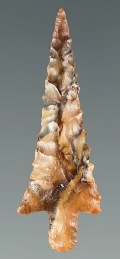 1 1/4" Wallula made from two tone brown Jasper. Found near the Columbia River, Oregon.